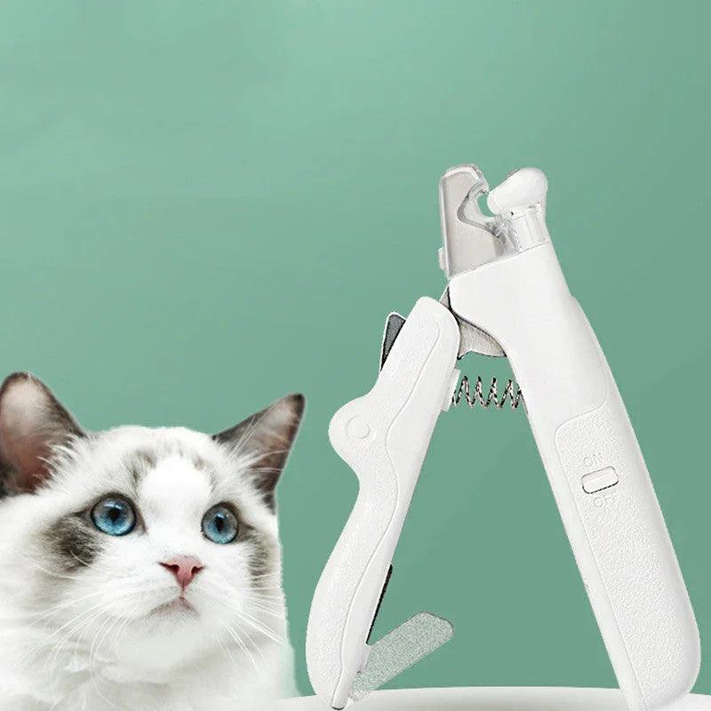 Pet Nail Clippers With LED Light Dogs Cat Nail Scissors Professional Trimmer Tool Care Grooming Supplies EX-STOCK Canada