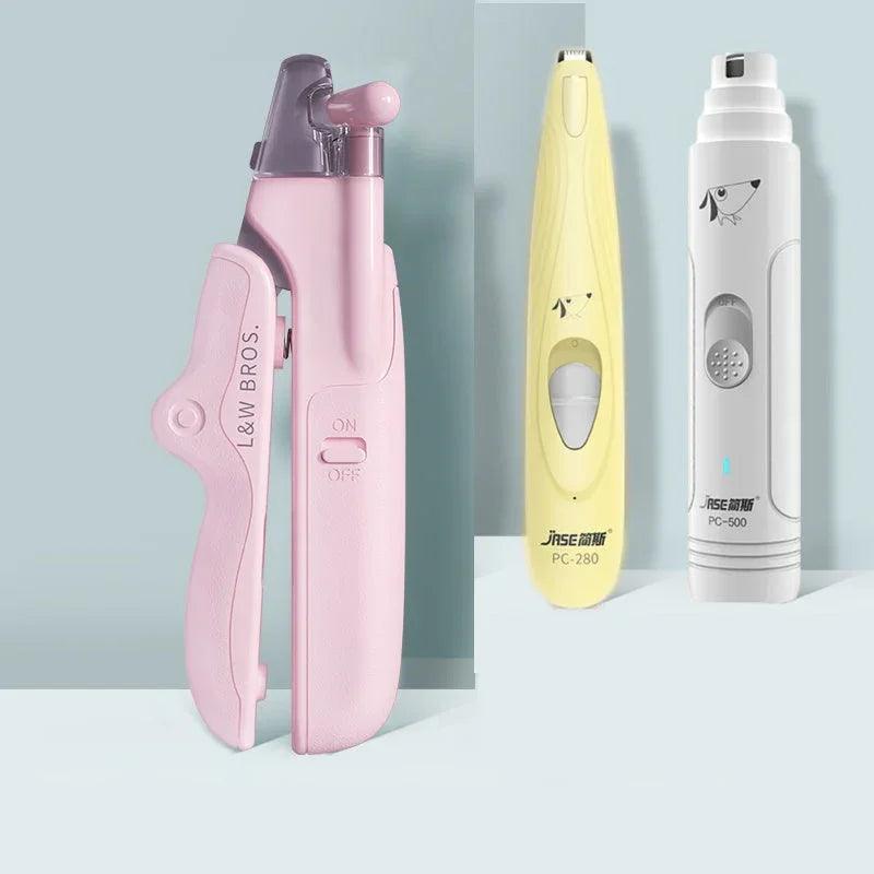 Pet Nail Clippers With LED Light Dogs Cat Nail Scissors Professional Trimmer Tool Care Grooming Supplies EX-STOCK Canada
