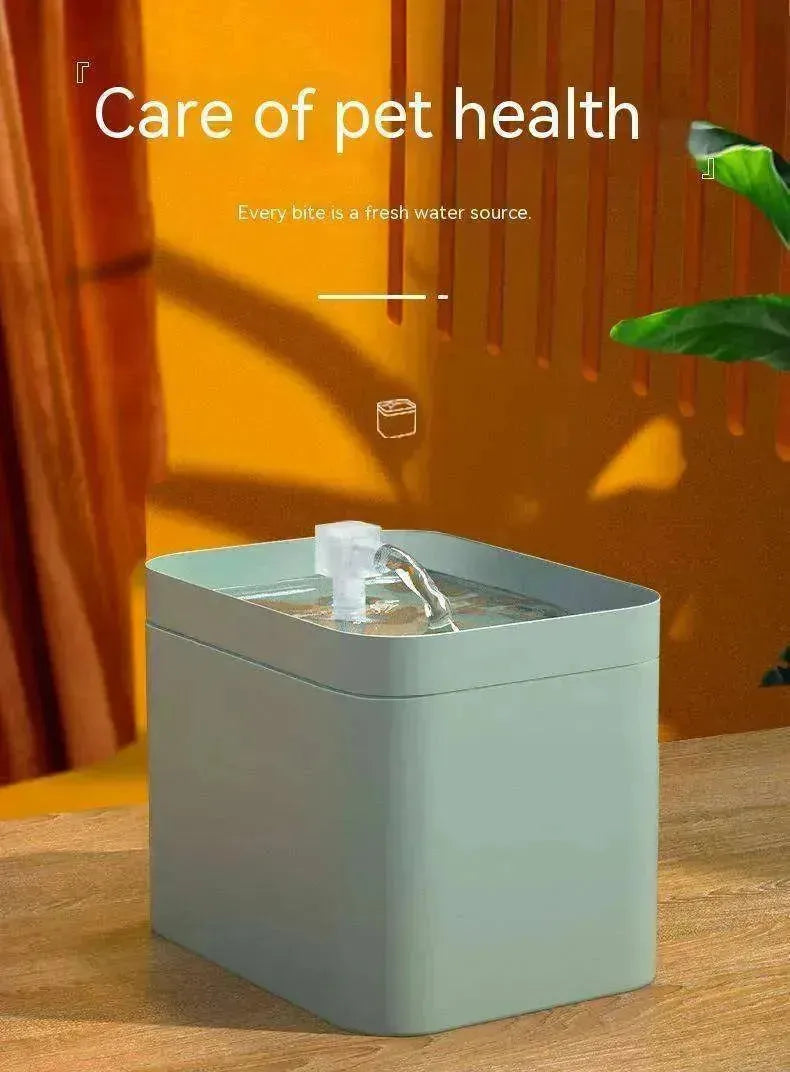 Dispensador de agua para mascotas y filtro de agua con fuente - EX-STOCK CANADA