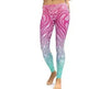 Pink+Turquoise Mandala Weave Yoga/Workout Leggings - EX-STOCK Canada