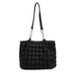Plaid Down Handbags Large Capacity Bubble Tote Bag - EX-STOCK Canada