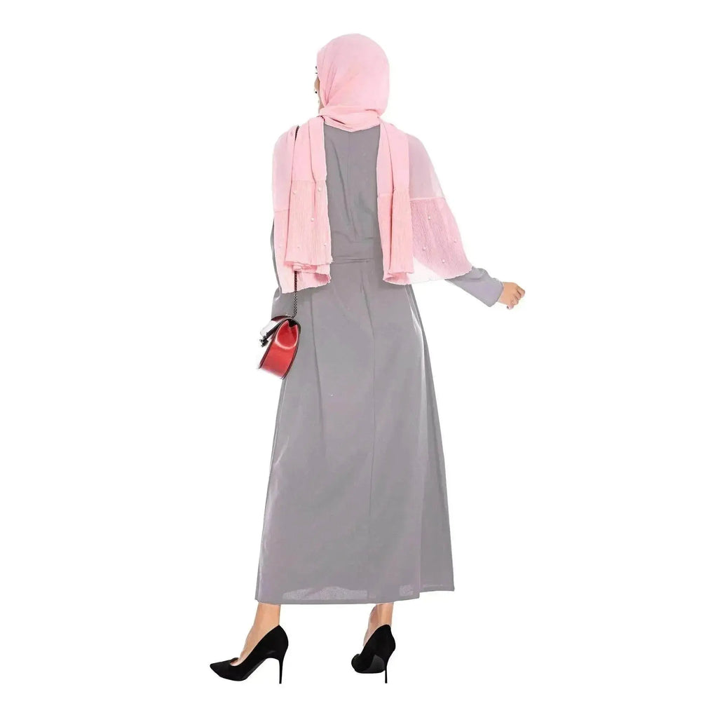 Plain Color Simple Saudi Arabian Arab Dress - EX-STOCK Canada