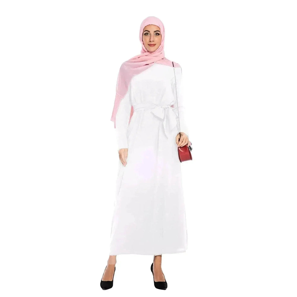 Plain Color Simple Saudi Arabian Arab Dress - EX-STOCK Canada