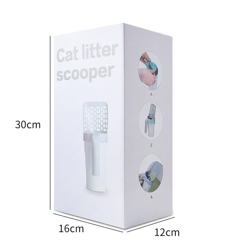 Plastic Cat Litter Scoop Pet Care Sand Waste Scooper Shovel Hollow Cleaning Tool EX-STOCK Canada