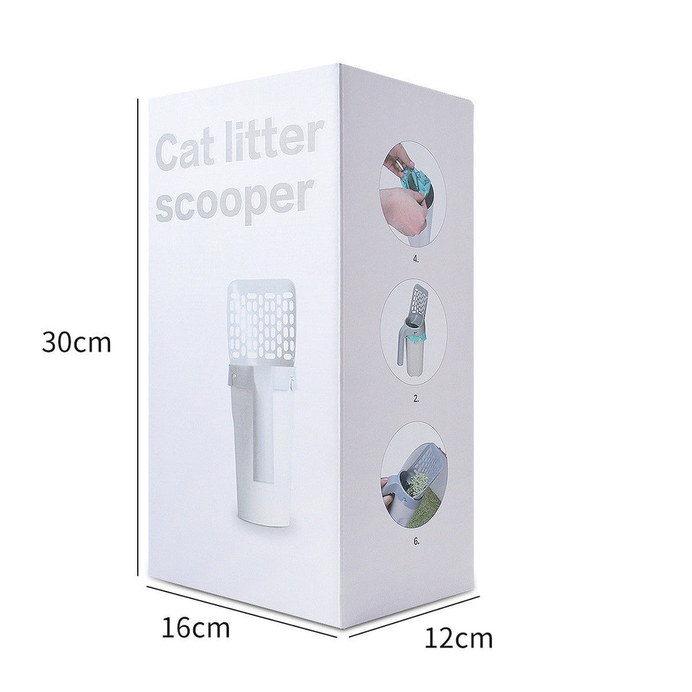 Plastic Cat Litter Scoop Pet Care Sand Waste Scooper Shovel Hollow Cleaning Tool EX-STOCK Canada