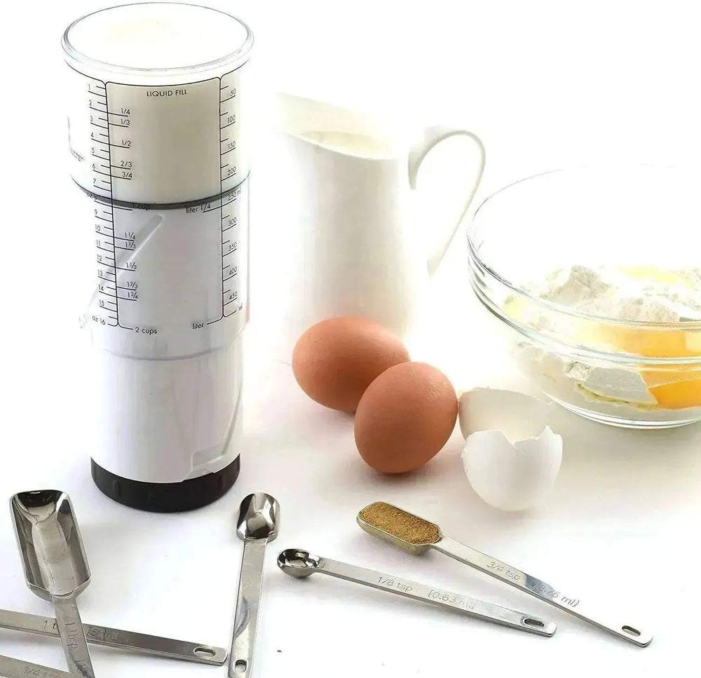 Tasse à mesurer plastique rotative et réglable - EX-STOCK CANADA