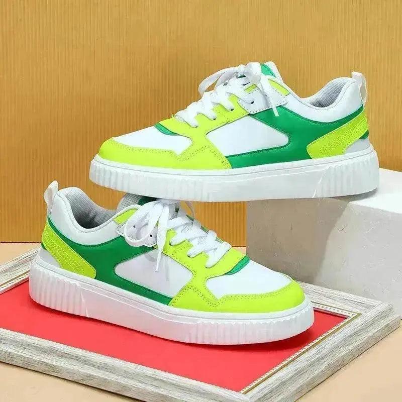 Baskets décontractées à lacets Platform Fashion Semelle douce Confortables - EX-STOCK Canada