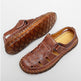 Plus Size Men's Beach Sandals Retro Hollow Out  EX-STOCK CANADA