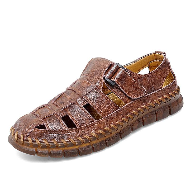 Plus Size Men's Beach Sandals Retro Hollow Out  EX-STOCK CANADA