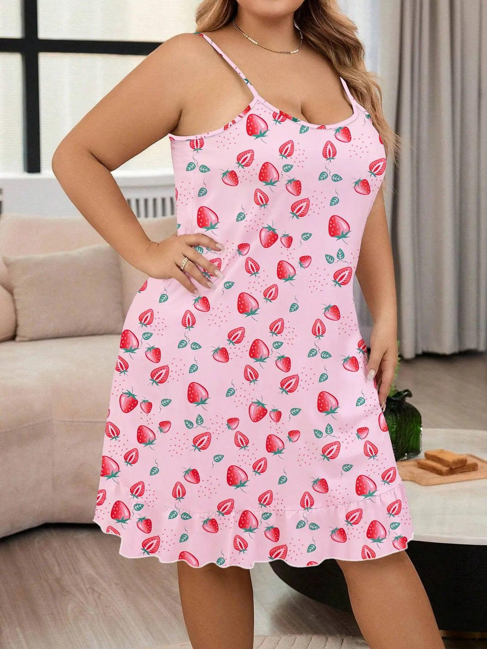 Plus Size Pajamas For Women Round Neck Thin - EX-STOCK Canada