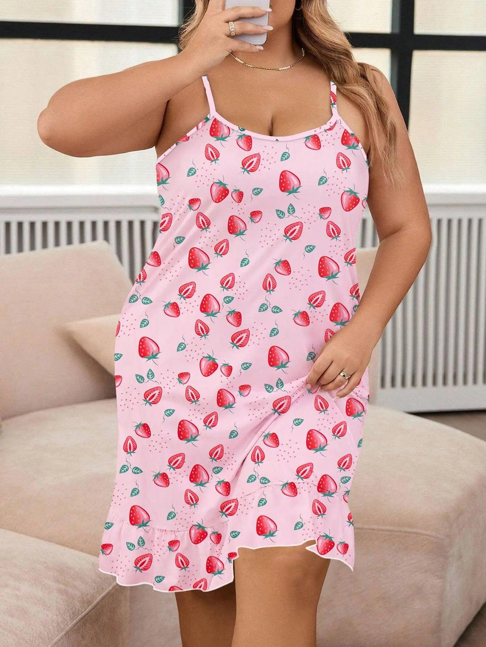 Plus Size Pajamas For Women Round Neck Thin - EX-STOCK Canada