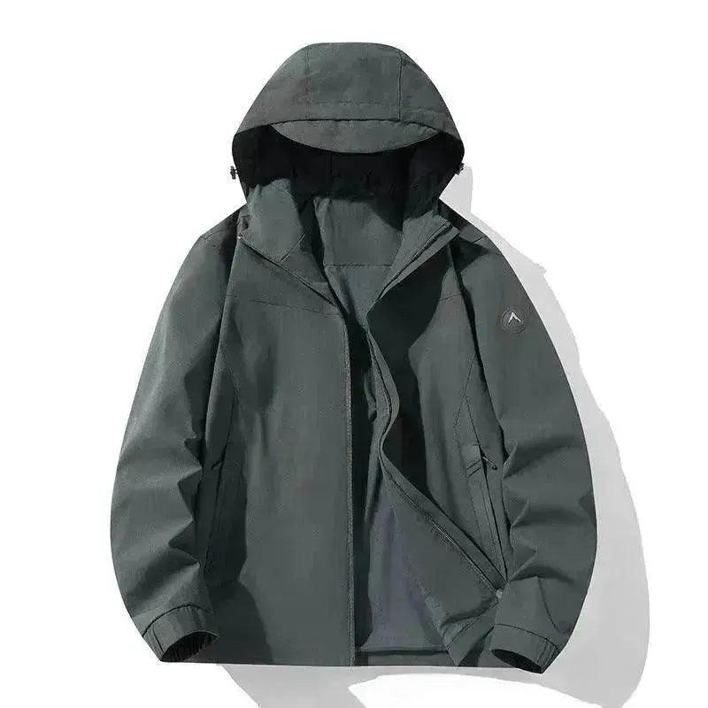 Chaqueta con Caparazón Talla Grande a Prueba de Viento e Impermeable para Montañismo - EX-STOCK Canada