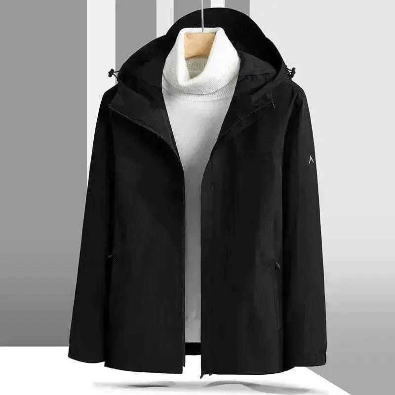 Chaqueta con Caparazón Talla Grande a Prueba de Viento e Impermeable para Montañismo - EX-STOCK Canada