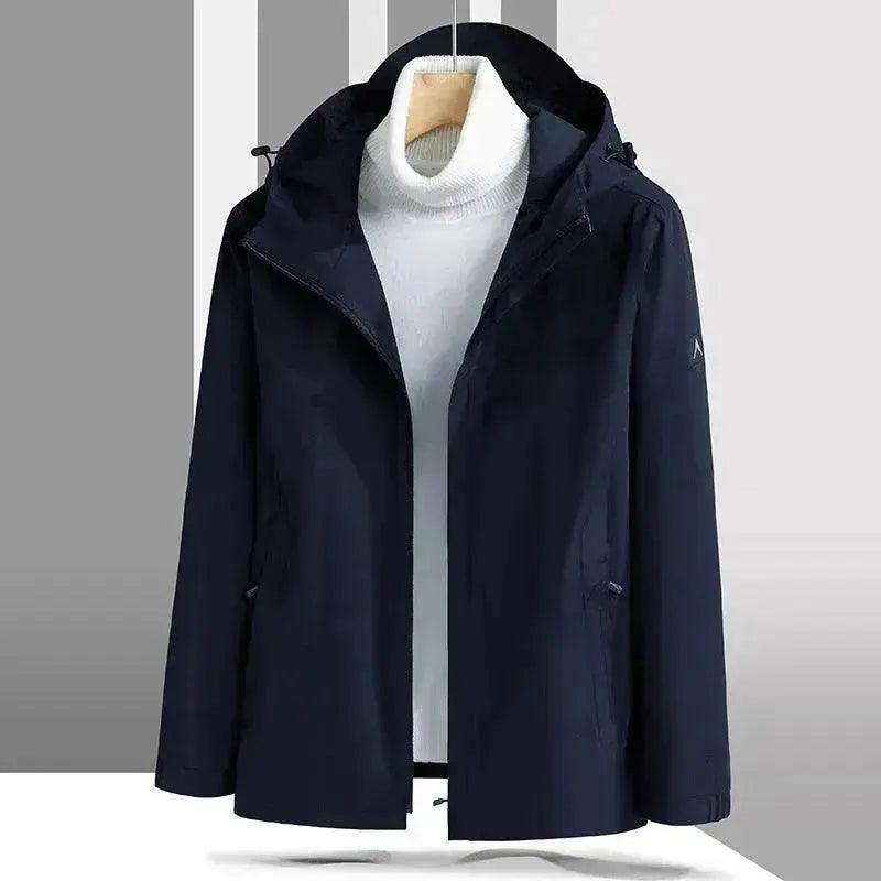Chaqueta con Caparazón Talla Grande a Prueba de Viento e Impermeable para Montañismo - EX-STOCK Canada