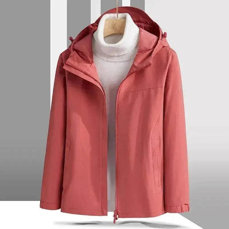 Chaqueta con Caparazón Talla Grande a Prueba de Viento e Impermeable para Montañismo - EX-STOCK Canada