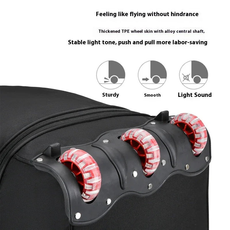 Bolsa de viaje de gran capacidad para tallas grandes, multifuncional y plegableEX-STOCK Canada