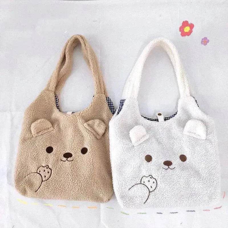 Plush Bag Cute Bear Stereo Ears - EX-STOCK Canada