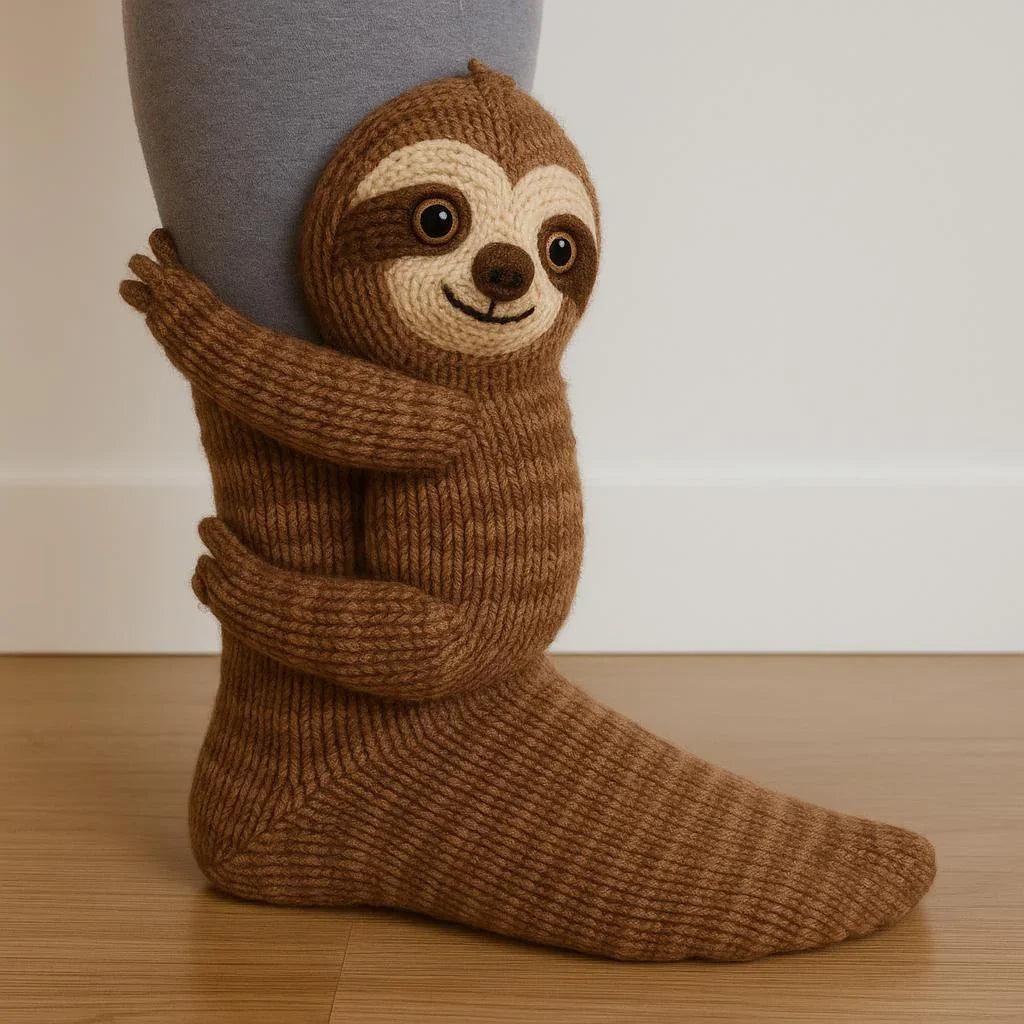 Plush Crochet Animal Cute Animal Socks EX-STOCK Canada