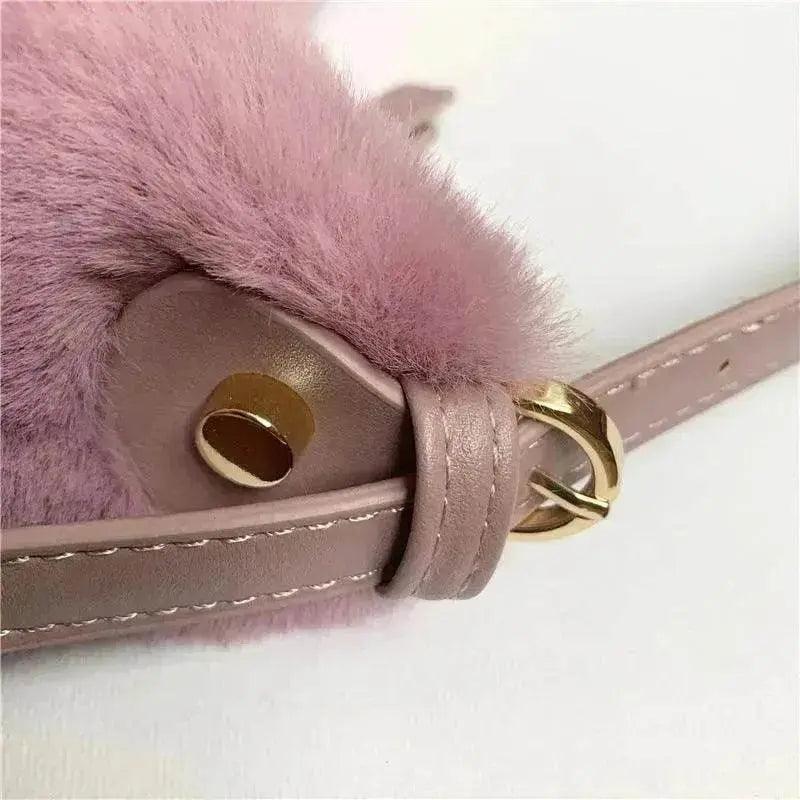 Bolso bandolera de un solo hombro de felpa mini para todo tipo de combinaciones - EX-STOCK Canada