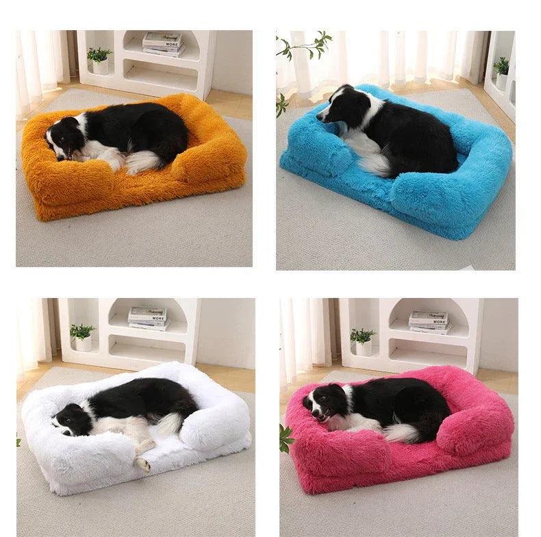 Plush Round Pet Bed Dog Bed Winter EX-STOCK Canada
