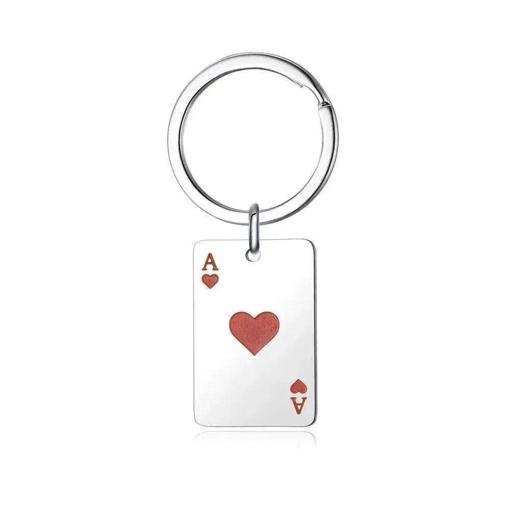 Poker Keychain Necklace - EX-STOCK Canada