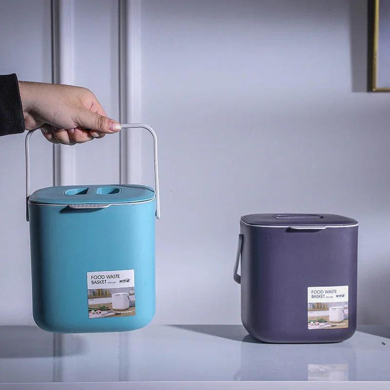 Poubelle de rangement portable avec couvercleEX-STOCK Canada