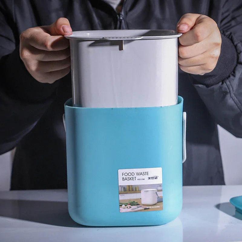 Poubelle de rangement portable avec couvercleEX-STOCK Canada