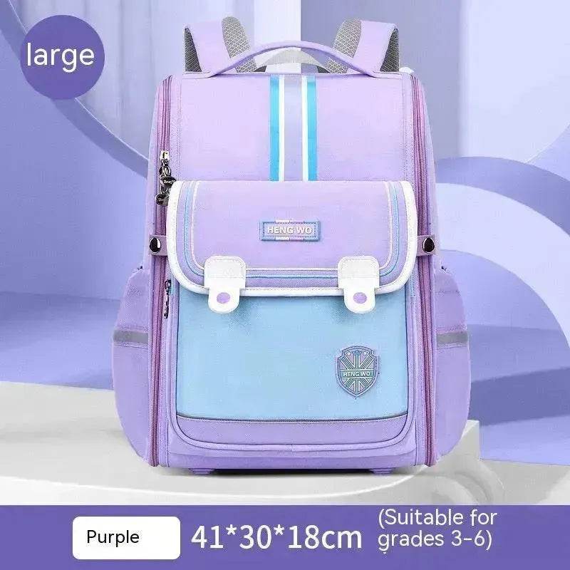Mochila para estudiante de primaria femenina ligera, alivio de carga y protección de la columna EX-STOCK Canada