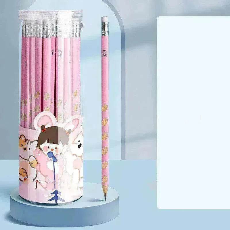 Primary School Students Use Hole-shaped Pencils To Correct Their Grip - EX-STOCK Canada