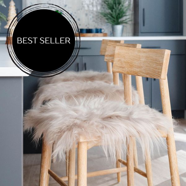 Nude Icelandic Sheepskin Chair Pad