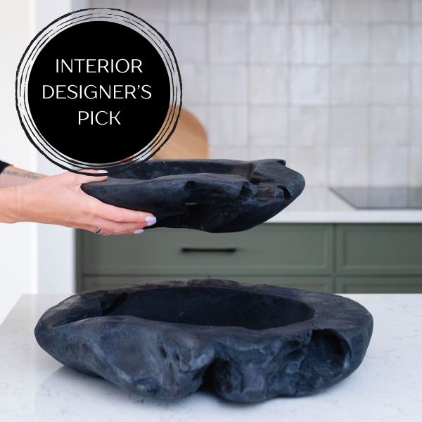 Gebranntes TeakrundgefäßEX-STOCK Canada