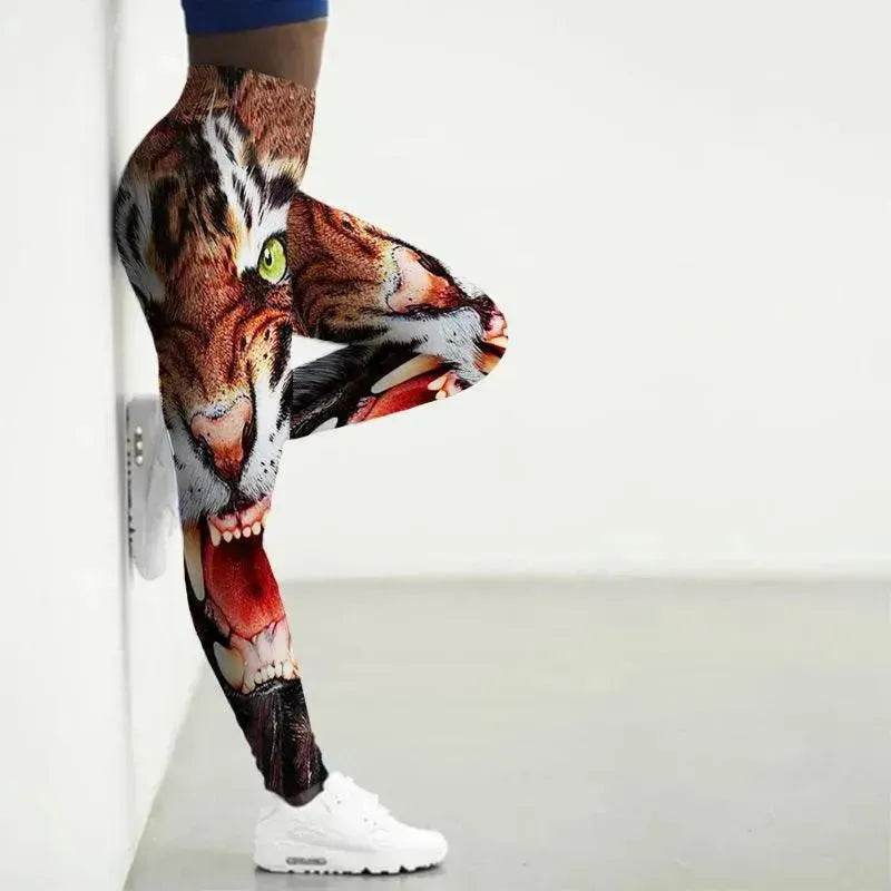 Collants de yoga à motif animal imprimé - Vêtements de sport EX-STOCK Canada
