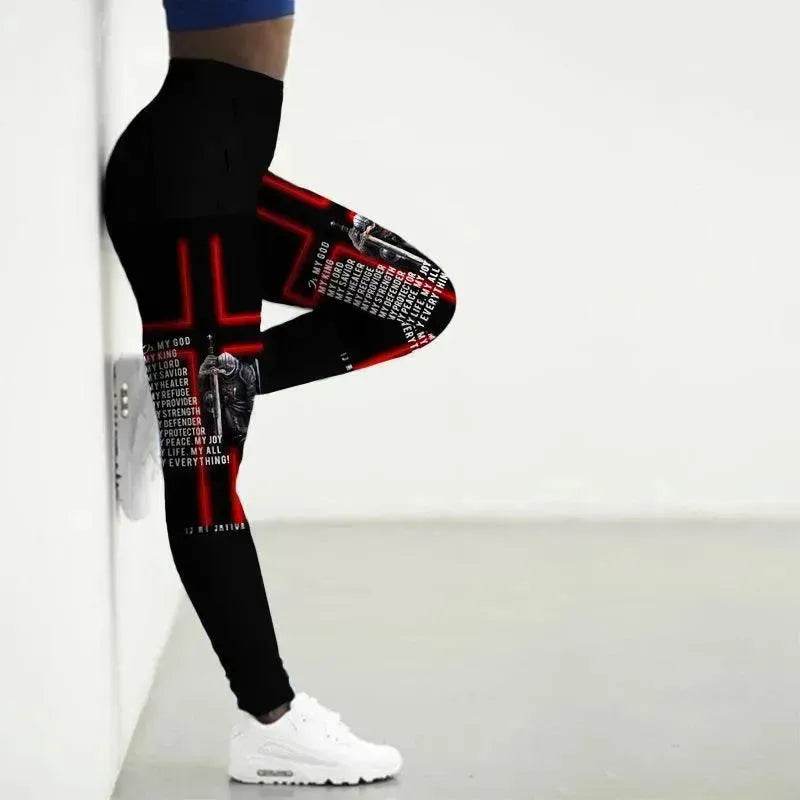 Collants de yoga à motif animal imprimé - Vêtements de sport EX-STOCK Canada