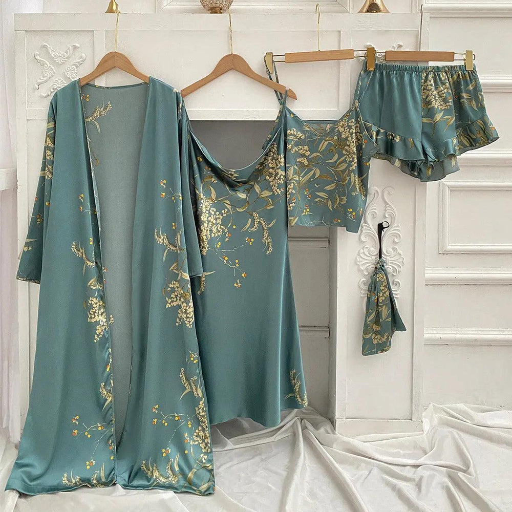 Printed Little Cherry Pajamas For Women - EX-STOCK Canada