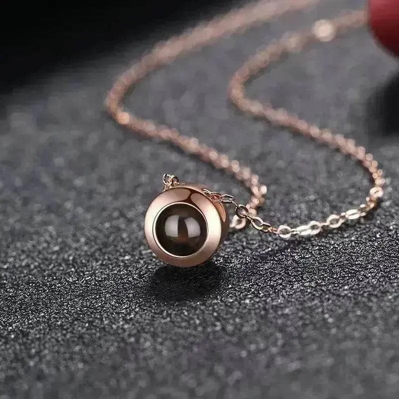 Projection Necklace In 100 Languages I Love You - EX-STOCK Canada