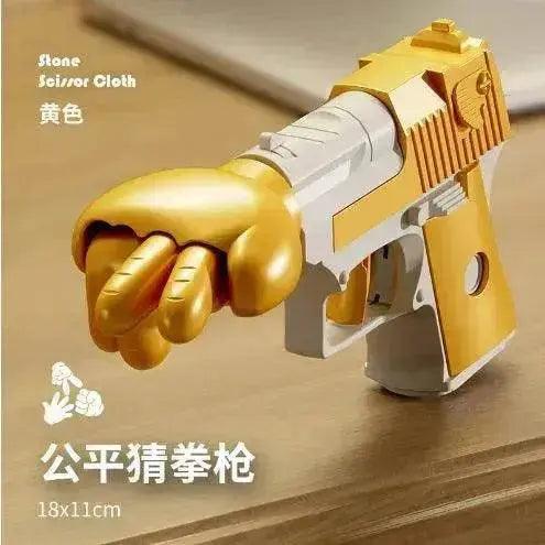 Punch Gun Rock, Paper, Scissor Game Props Decompression Kids Fun Toy - EX-STOCK Canada