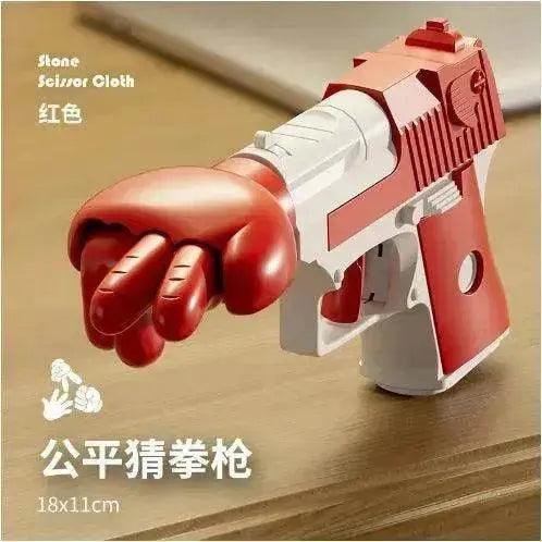 Punch Gun Rock, Paper, Scissor Game Props Decompression Kids Fun Toy - EX-STOCK Canada