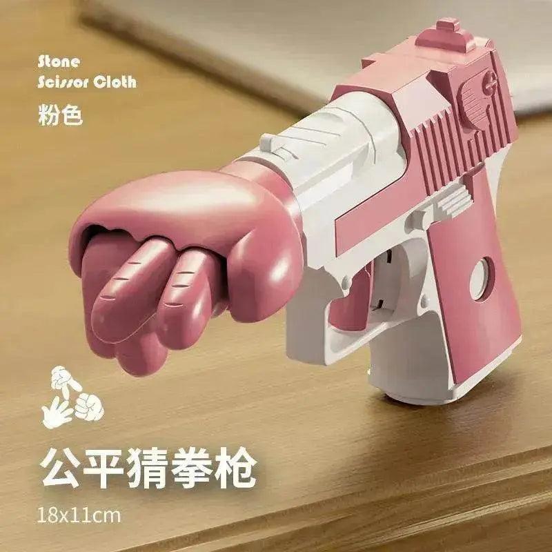 Punch Gun Rock, Paper, Scissor Game Props Decompression Kids Fun Toy - EX-STOCK Canada