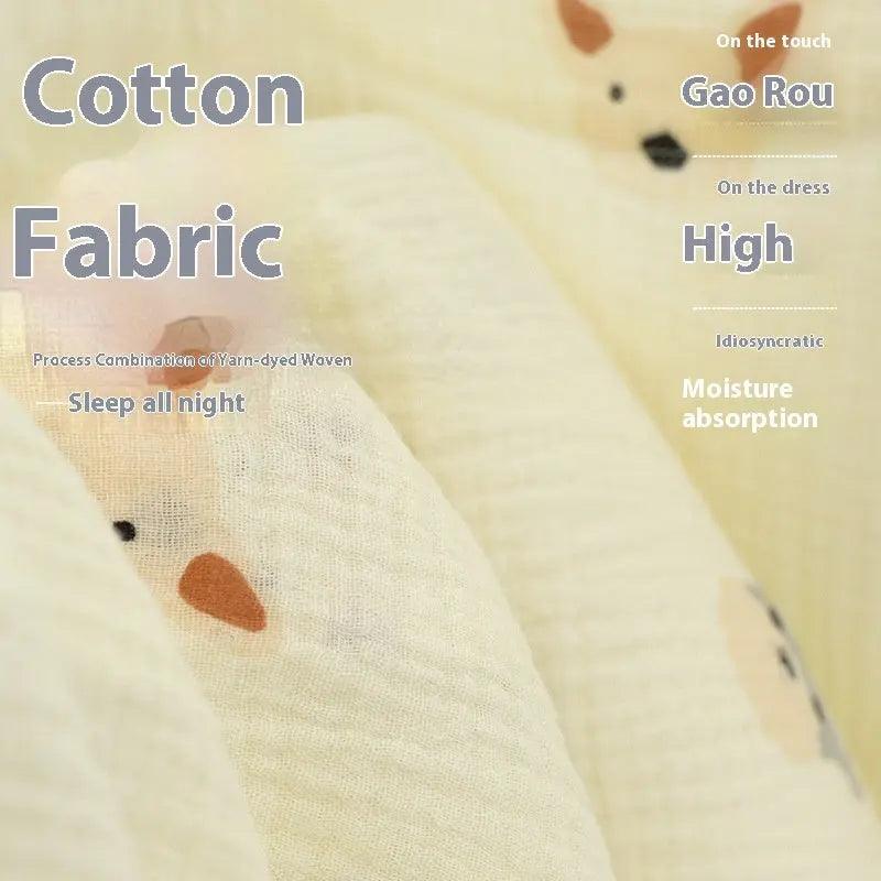 Pyjama pour femmes en gaze double couche de coton pur - EX-STOCK Canada