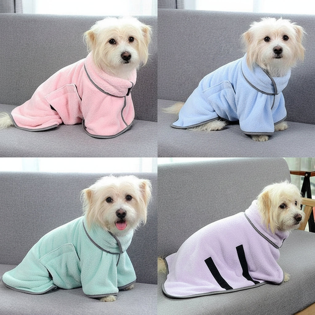 Quick-drying Pet Absorbent Towel Dog Bathrobe Pet Dog Bath Towel For Dogs Cats Microfiber Absorbent Pet Drying Towel Pet Supplies Pet Products EX-STOCK Canada
