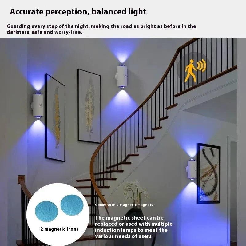 Lampe capteur infrarouge RVB intelligente rechargeableEX-STOCK Canada