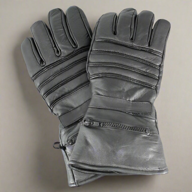 Gants de moto en cuir pour hommes Open Road avec housse de pluieEX-STOCK Canada