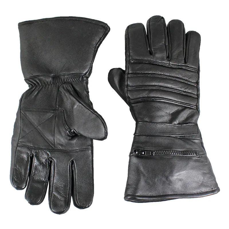 Open Road Men's Leather Motorcycle Gloves w/ Rain Cover EX-STOCK Canada
