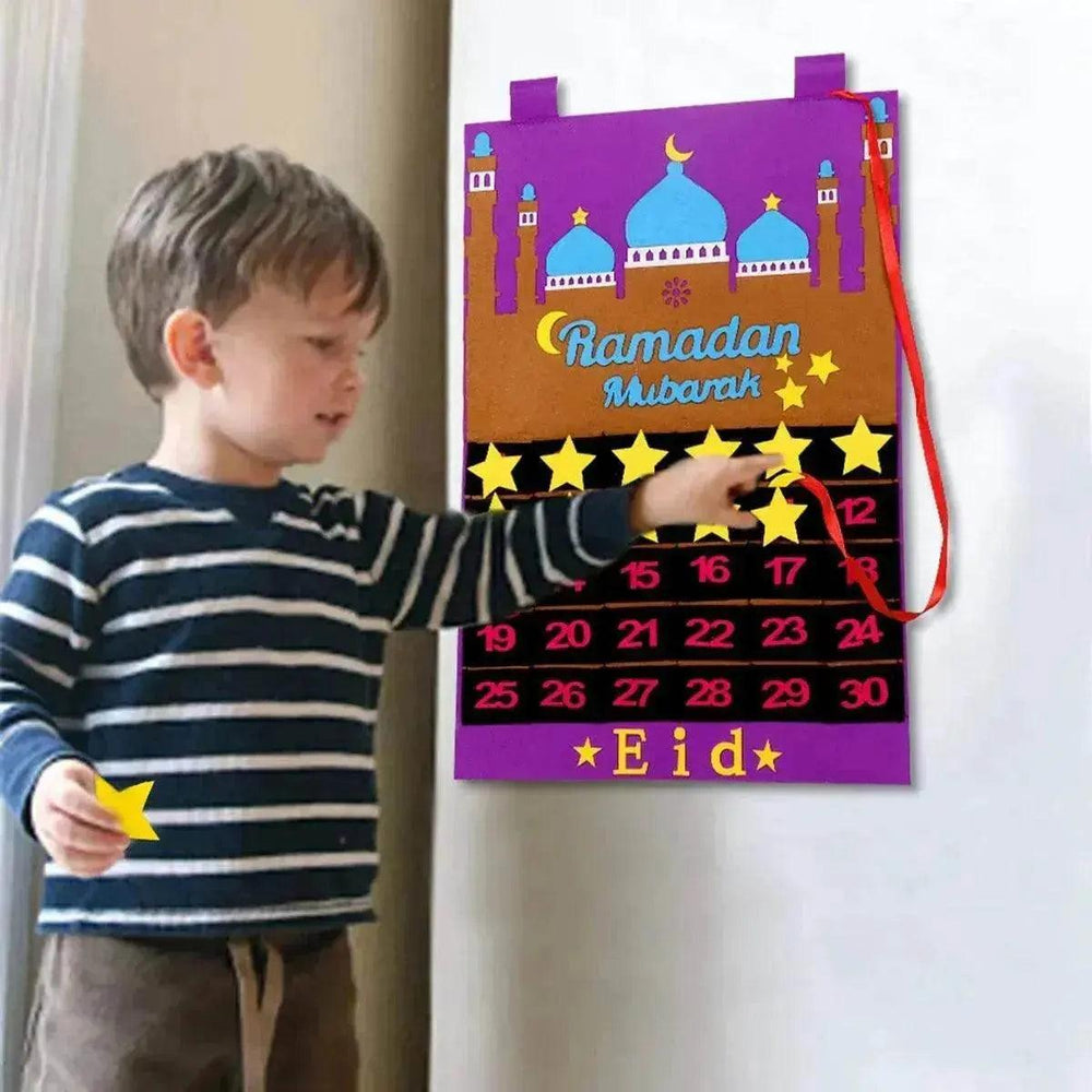 Decorazione di Ramadan Calendario Eid 30 Giorni Tappeto Eid per Bambini - EX-STOCK Canada