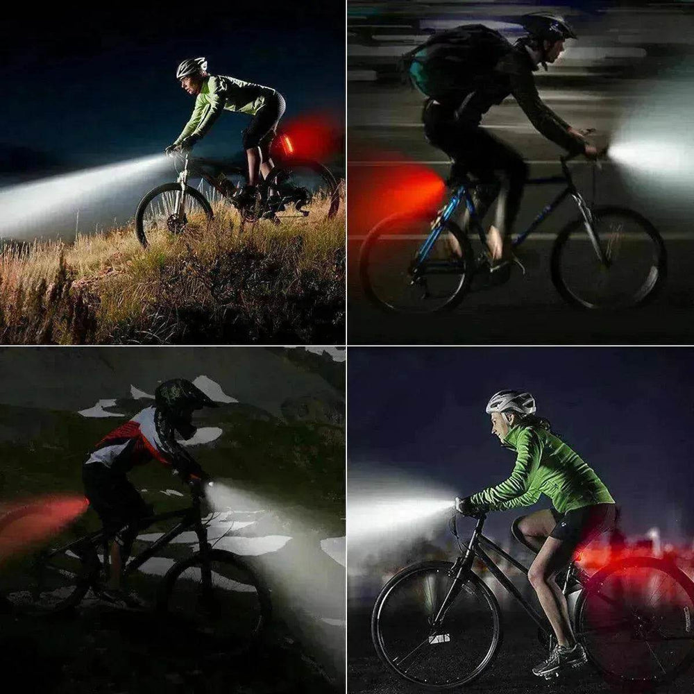 Recharge LED Bike Light Set: Rainproof - EX-STOCK Canada