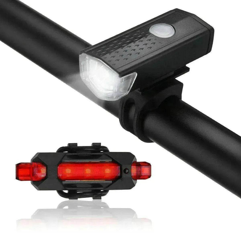 Recharge LED Bike Light Set: Rainproof - EX-STOCK Canada