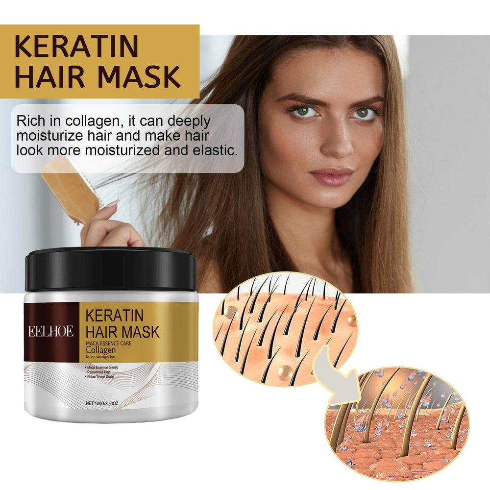 Repair Moisturizing Hair Mask Deep Moisturizing Repair Damaged Hair Anti-drying Split Knot Anti-hair Loss EX-STOCK Canada