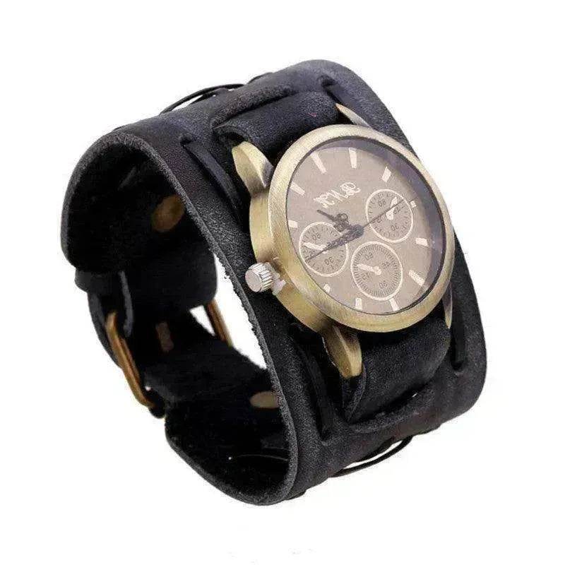Retro Cowhide Men's Punk Watches - EX-STOCK Canada