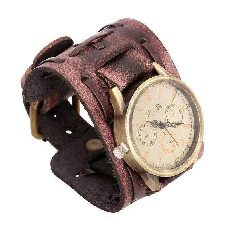 Retro Cowhide Men's Punk Watches - EX-STOCK Canada