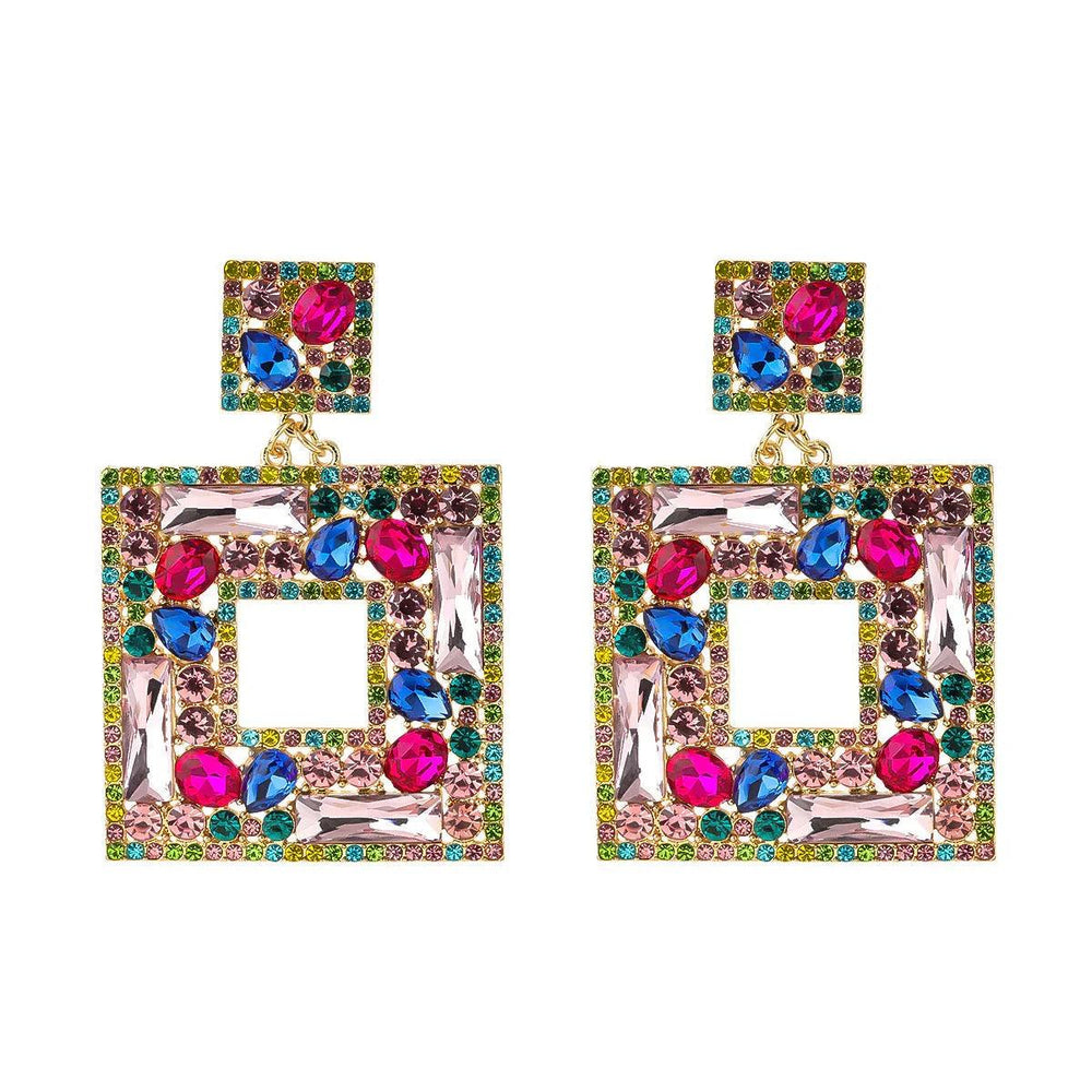 Boucles d'oreilles en strass, en verre et entièrement en diamantsEX-STOCK Canada